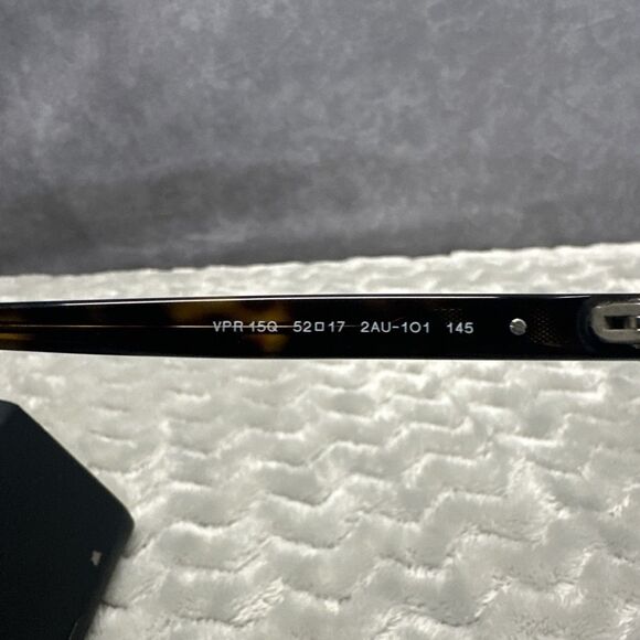 Prada Eyeglasses VPR 15Q Tortoise 2AU-1O1 Size 52-17 Optical Frame With Case - Picture 4 of 6